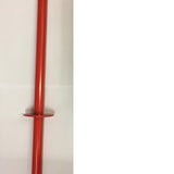 RED METAL BOTTOM GROUND SPIKE POLE FOR CLASSIC SWINGBALL