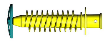 Small Spiral Head for Multiplay Swingball sets