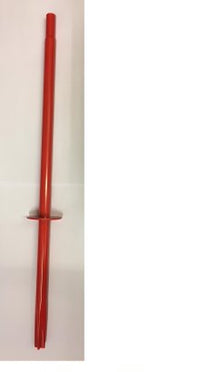 RED METAL BOTTOM GROUND SPIKE POLE FOR CLASSIC SWINGBALL
